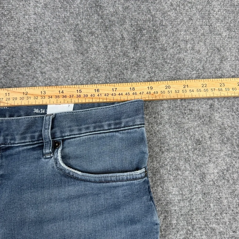 Banana Republic Men's Jeans Slim Fit Size 36x34 Blue Denim Pants FLAW